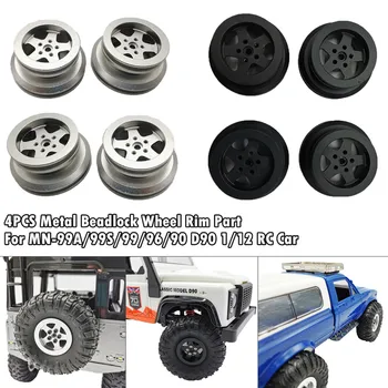 

kids toys 4PCS Metal Beadlock Wheel Rim Part For MN-99A/99S/99/96/90/45 D90 1/12 RC Car игрушечный Accessories Wholesaler 2020