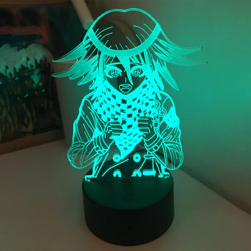 Danganronpa V3 Killing Harmony Led Night Light Game Lamp Kokichi Oma Kids Gift for Bedroom Decor | Лампы и освещение