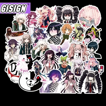 10/30/50pcs Danganronpa אנימה מדבקות לילדים ילדים פחיות גיטרה סקייטבורד אופנוע מדבקות מחשב נייד מדבקת חבילה משחק