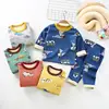 Children Pyjamas Winter Kids Clothing Sets Warm Fleece Pajamas For Boys Thicken Dinosaur Girls Sleepwear Baby Thermal Underwear ► Photo 2/6