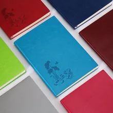 ใหม่สำนักงานโรงเรียนหนังเทียมโน้ตบุ๊คธุรกิจแฟชั่น Elegant A5 แบบพกพา Notepad ตารางตาราง LJ0031(China)