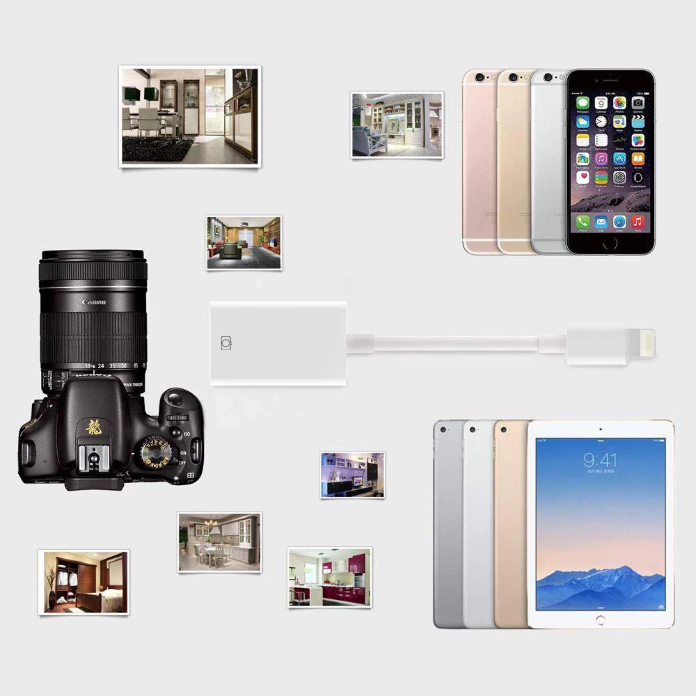 BRSUANG USB OTG конвертер Электрический пианино MIDI клавиатура Lightning к USB камера адаптер для iPhone 11Pro Max iPad Поддержка iOS 13