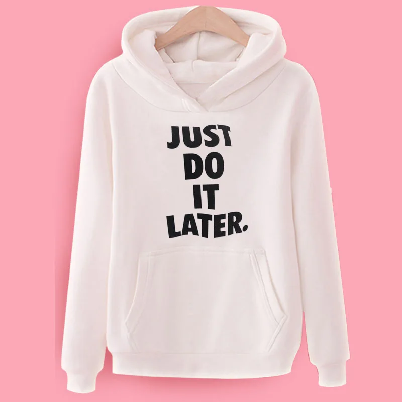 2019 Winter Hoodies Casual Long-Sleeved Printed Hat Sweatshirts Harajuku Fleece Pullovers Loose Hooded Female Thick Coat PL43 | Женская