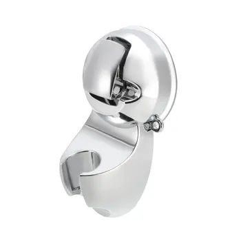 

uxcell Shower Head Holder Suction Cup Wall Mount Handheld Shower Bracket 135mm Silver Tone 3pcs