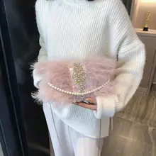 Женский клатч, вечерняя сумочка, Женская Мини Сумочка, кошелек, алмаз, вечерние, свадебные, на цепочке, сумка на плечо, жемчужная, роскошная, перьевая, ручная