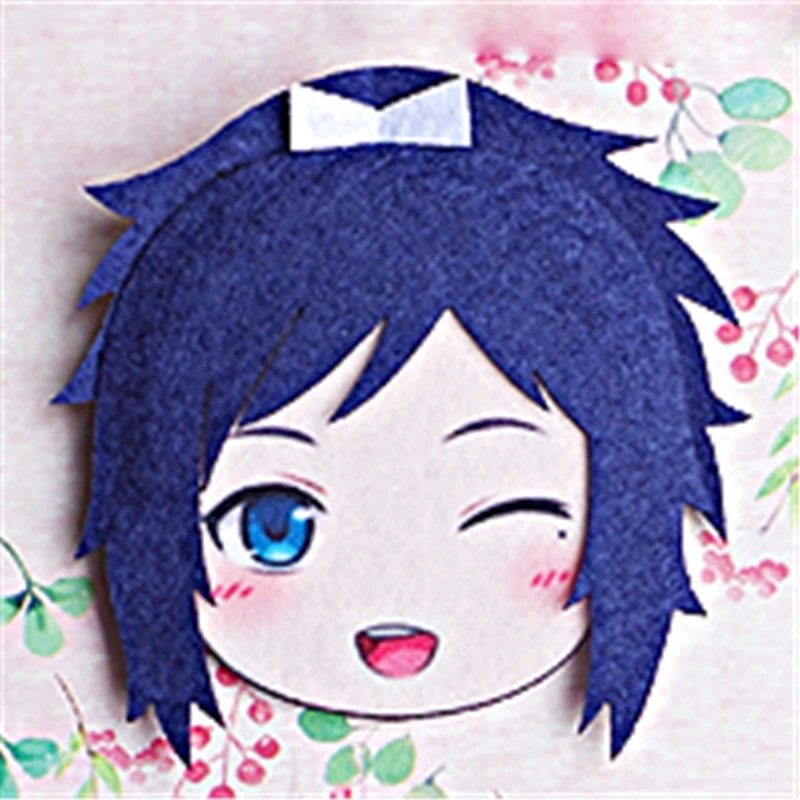 1 шт. аниме мультфильм Touken Ranbu OnlineKashuu Kiyomitsu Нетканая ткань брошь булавка Косплей Сумка реквизит коллекция декора для мальчиков и девочек - Цвет: 03 (1pcs)