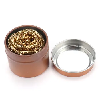 

08B Iron Tips Cleaner Welding Soldering Solder Iron Tip Alloy Copper Cleaner With Rosin Flux Soldering Flux