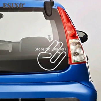 

Newest Funny Direction Finger Car Creative Decorative Auto Decal Cartoon Car Reflective Car Body Decal Pattern Vinyl