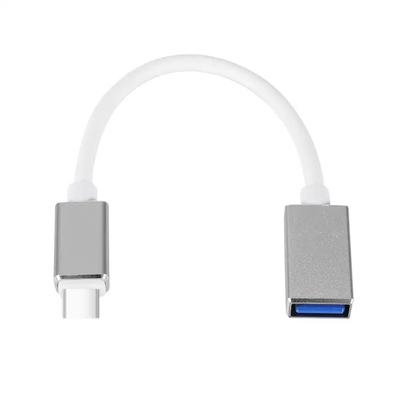 Алюминиевый металлический аудио кабель конвертер Micro/type-C OTG кабель-удлинитель для мобильного телефона USB U диск конвертер OTG Кабель-адаптер