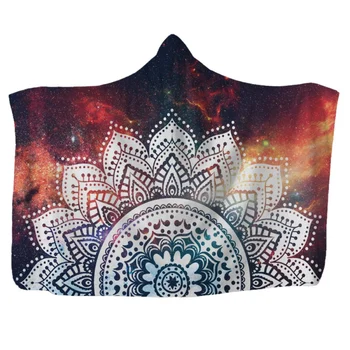 

Plush Hooded Blanket For Adults Kids Watching TV Reading Winter Warm Wearable Fleece Throw Blankets 150 x 200cm