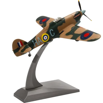 

1:72 Hurricane Fighters World War II Aircraft Model Simulation Collection Finished Aviation Military Science Exhibition Model