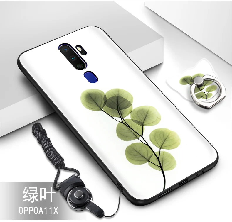 Для oppo a9 чехол силиконовый 3D рельефный Рисунок мультфильм мягкий, роскошный, из ТПУ чехол для телефона для oppo a5 чехол fundas