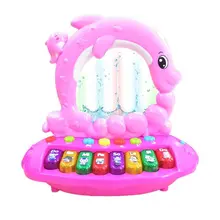 Детский обучающий инструмент, многофункциональная электронная клавиатура, музыкальный фонтан, развивающая игрушка для раннего ребенка