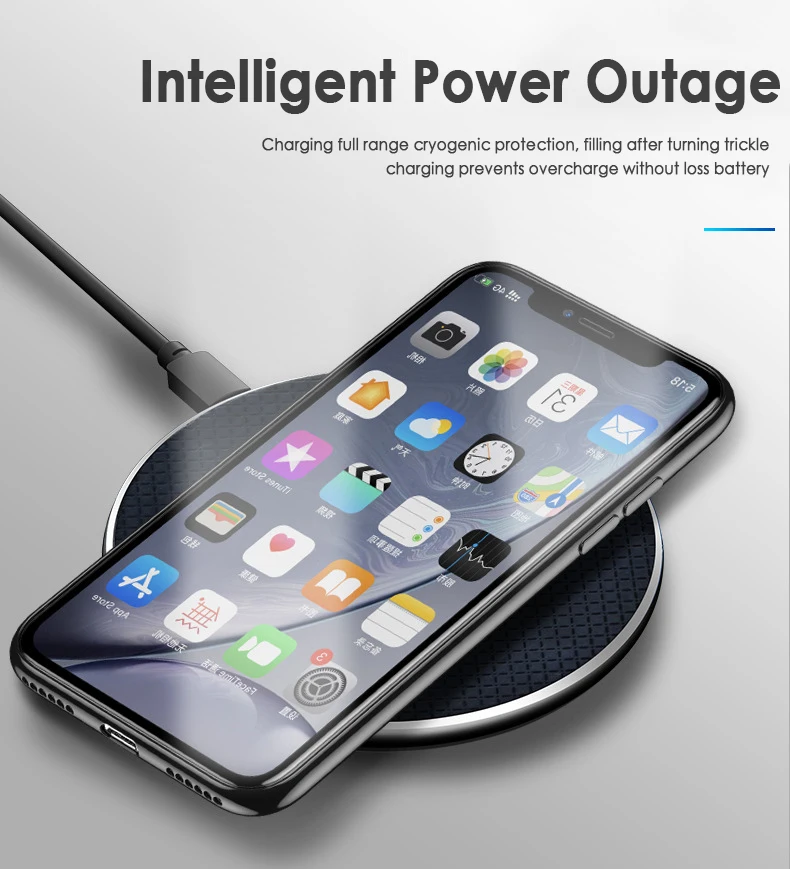 2020 Новое Быстрое беспроводное зарядное устройство 10 Вт для Samsung Galaxy S10 S20 S9 Note 9 USB Qi