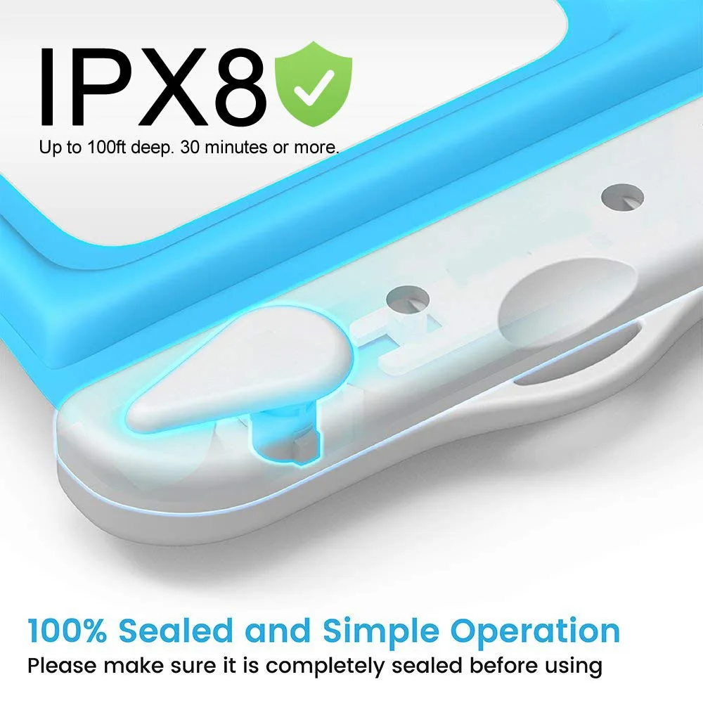 IPX8 водонепроницаемый чехол, универсальный 6,5 дюймовый Чехол для мобильного телефона, чехол для плавания, для фотосъемки под водой для iPhone Xs, samsung, huawei