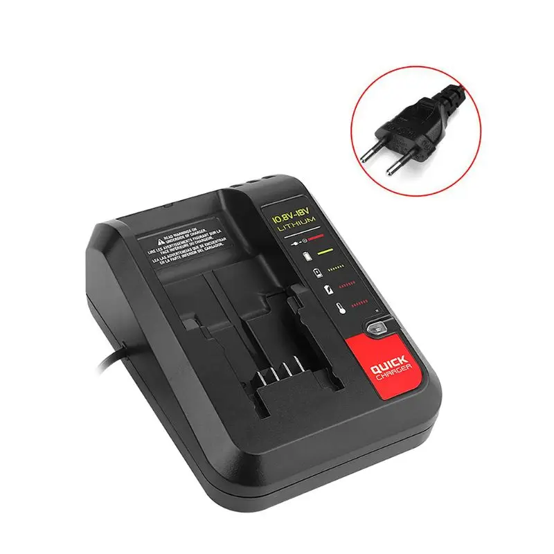 Зарядное устройство для Black Decker Для Porter-кабель для аккумуляторов Стэнли 10,8-20 в