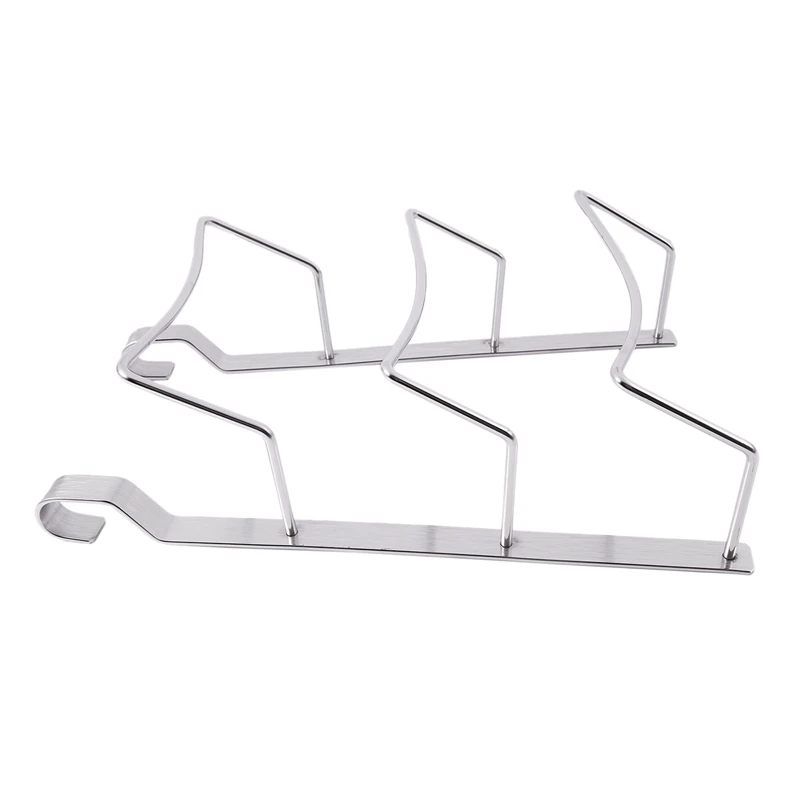 Stainless Steel Pot Rack Storage Rack Wall Mount Pot Cover Organizer Holder Kitchen Accessories Organizer Kitchen Organizer Shel