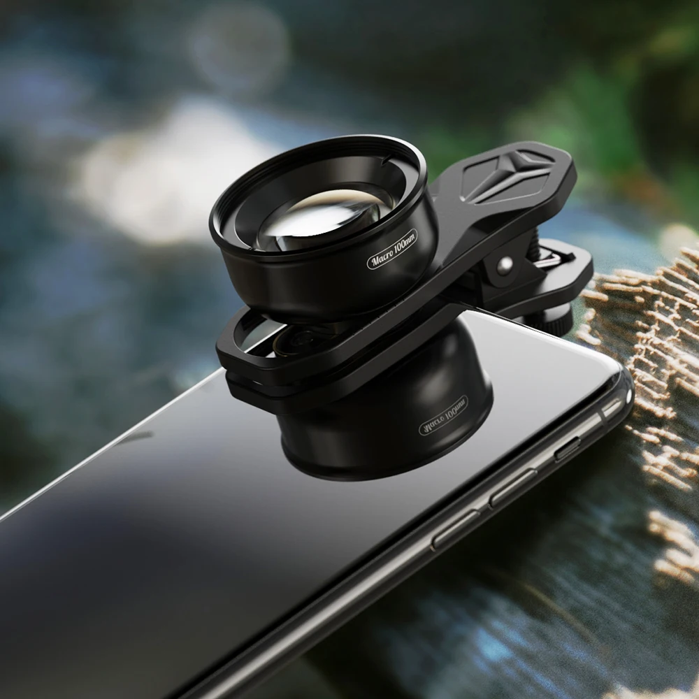 APEXEL 100mm Macro Lens Camera Phone Lens 4K HD Super Macro Lenses CPL Star Filter for iPhonex xs max Samsung s9 all smartphone