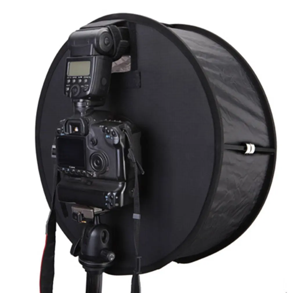 Flash Diffuser Reflector Softbox Professional Mini Photo Diffuser Round Square Soft Light Box for Canon Nikon Sony Camera