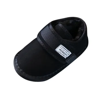 

baby shoes boots Winter Children Kids Baby Solid Flat Warm Short Boots Snow Bootie Shoes infant kids booties Обувь детская