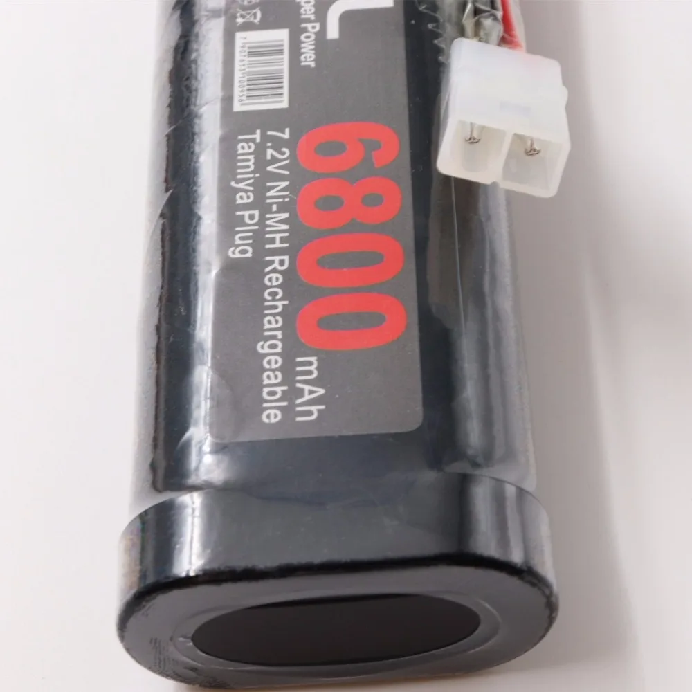 El Nuevo Gran capacidad de la batera de iones de NiMH 6800 mAh 7,2 V es adecuado para RC Camin-carretera tanque buque bateras Gr