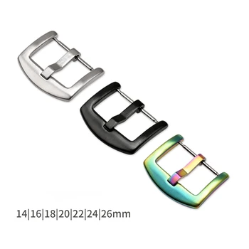 

1 Pcs Watch Band Clasp 304 Stainless Steel Wristwatch Replacement Buckles Accessories Size 16mm/18mm/20mm/22mm/24mm/26mm