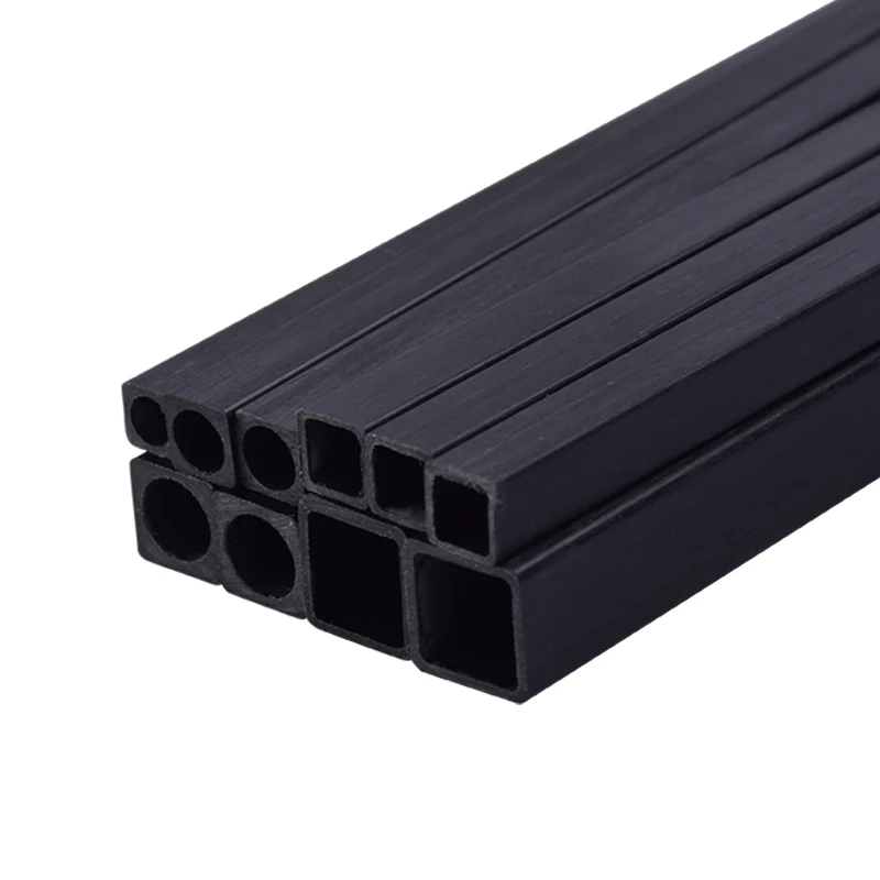 3mm 4mm 5mm 6mm 10mm 500mm Carbon Fiber Square Tube 4pcs carbon fiber tube