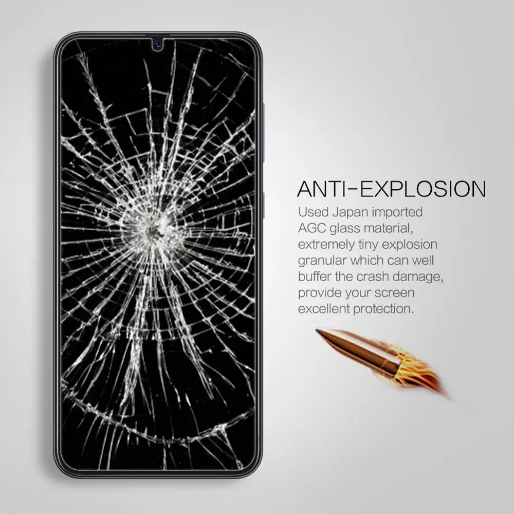 Для samsung A70/A50/A30/A20/M30 Защитное стекло для экрана Nillkin 9H безопасное закаленное стекло для Galaxy A90/A80/A60/A40/A10/M10/M20