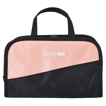 

AUAU-Women'S Two-In-One Cosmetic Bag Folding Cosmetic Storage Bags Travel Organizer Makeup Bag Large Capacity Beauty Toiletry