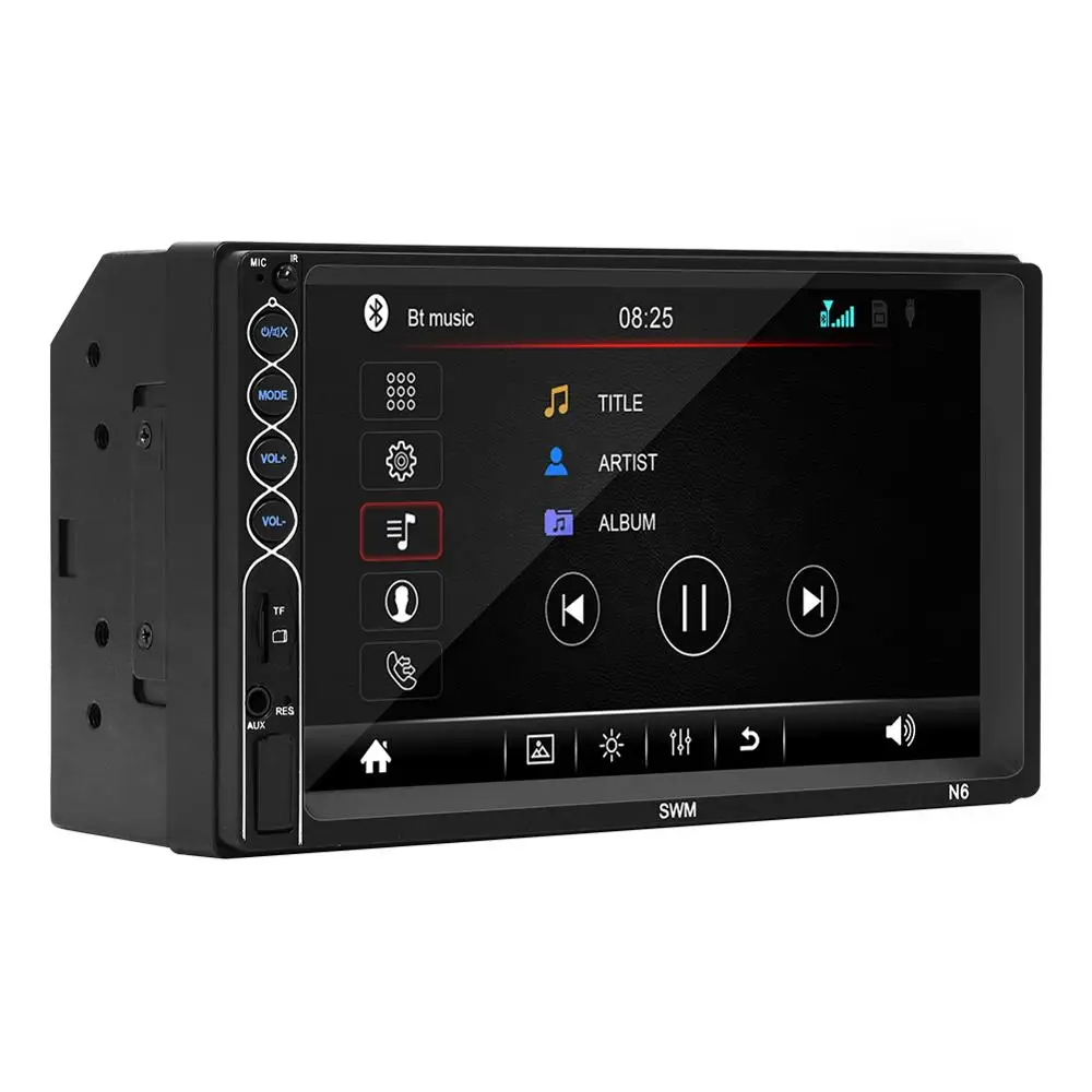 2 Din Авто Радио " Bluetooth стерео Lettore Multimediale Авторадио MP3 MP5 сенсорный экран Камера vista posteriore соединение