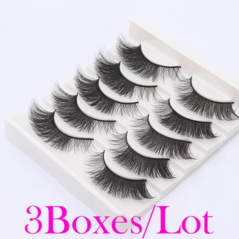 

Liyatton 15 Pairs Natural Long Mink Eyelashes Hand Made 3D Mink Lashes Makeup Long Lasting False Fake Eyelashes Maquillaje