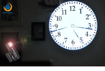 

Led Projection Classical Dial Clock 360 Degree Rotation Low Temperature Cold Light Source Power Saving Remote Subwoofer