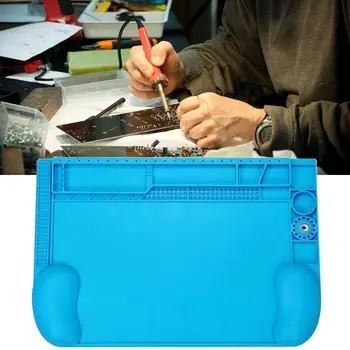 

Anti-static Work Surface Mat Heat Insulation Silicone Phones Repair Tool Protect 95AA