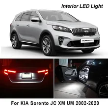Canbus For KIA Sorento JC XM UM 2002 2020 Vehicle LED Interior Dome Trunk License Plate Light Car Lighting Accessories