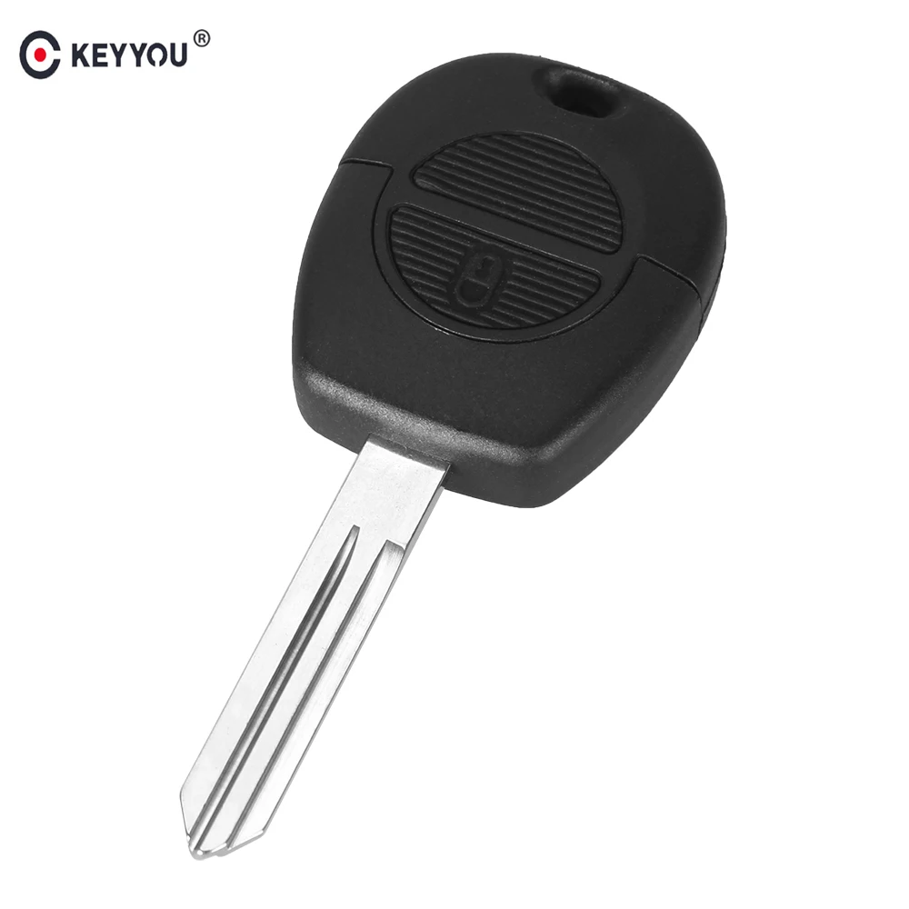 KEYYOU 10 шт./партия Замена автомобильного пульта дистанционного ключа 2 кнопки для Nissan Micra almera Primera X-прицеп чехол для автомобильного ключа крышка