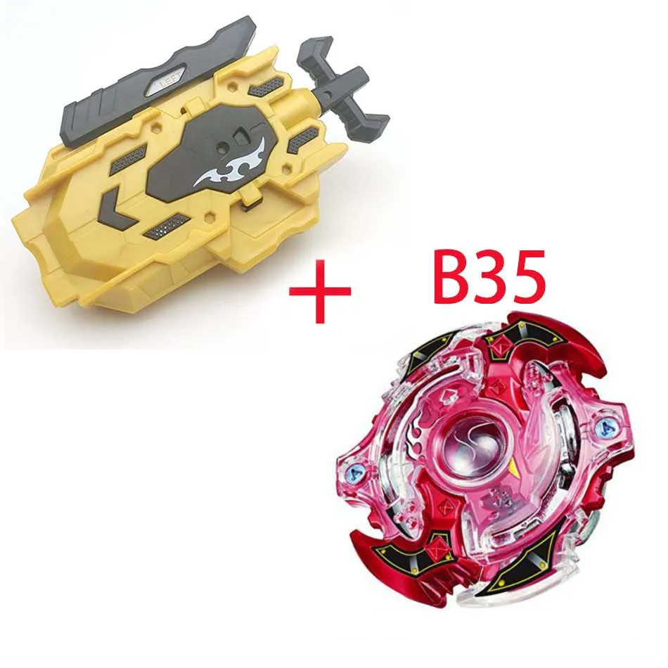 Beyblade Burst B118 CHO-Z VALKYRIE. Z. Ev с левым и правым двухсторонним пусковым устройством, металлический бустер, топ стартер, гироскоп, спиннинговая игрушка для боя - Цвет: B35