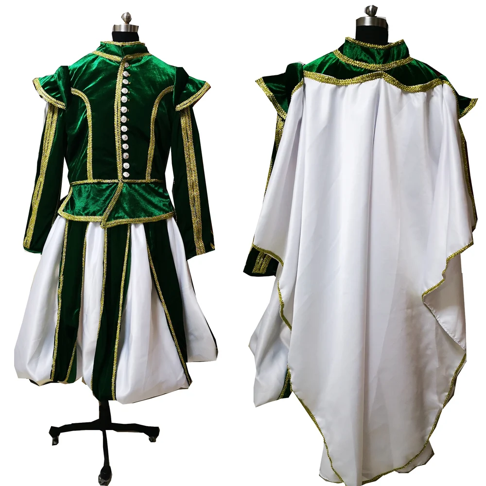 

Tailored!Jackets+Shorts 3PCS Men's Long tail Coats Vintage Costumes MAN COURT DRESS Victorian stage Performance MALE Suits D-397