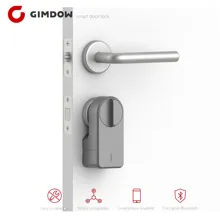 GIMDOW A3 inteligentny zamek do drzwi cyfrowy Bluetooth inteligentny zamek naklejki instalacji, bez demontażu, APP otwarte drzwi