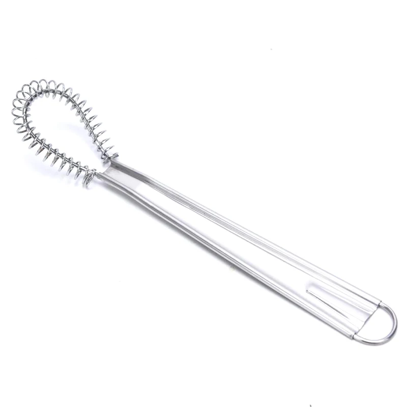 1pc 20cm Stainless Steel Magic Hand Held Spring Whisk Mini Kitchen Eggs Sauces Mixer
