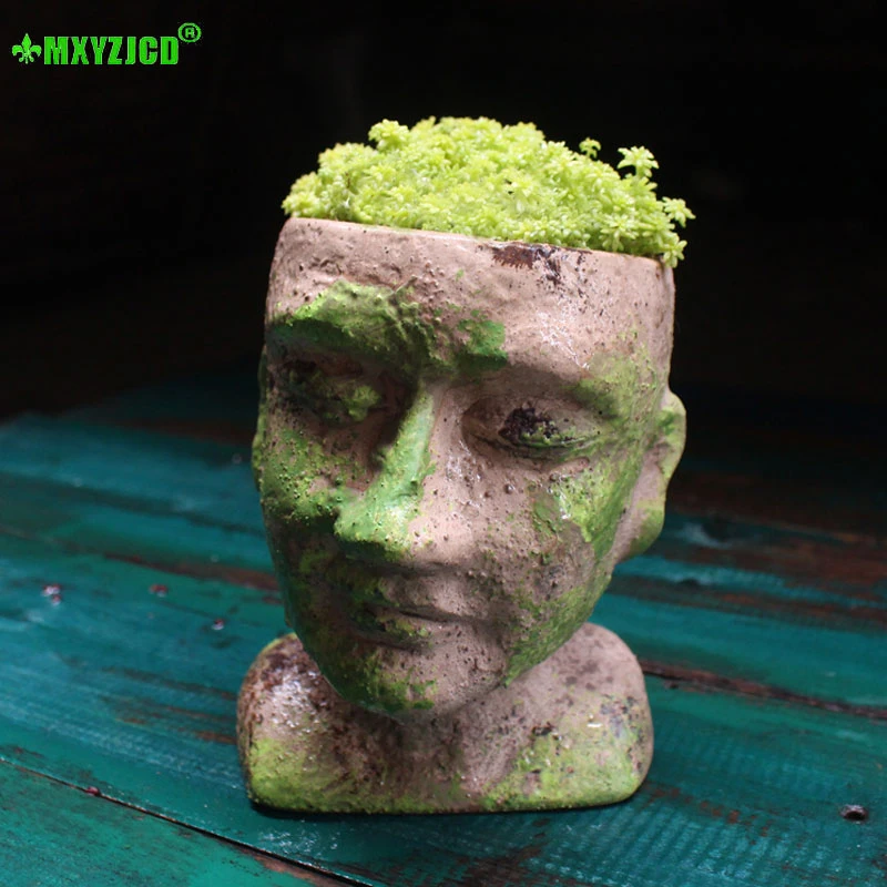 Керамический цветочный горшок мужская модель Бога ретро украшение персонаж