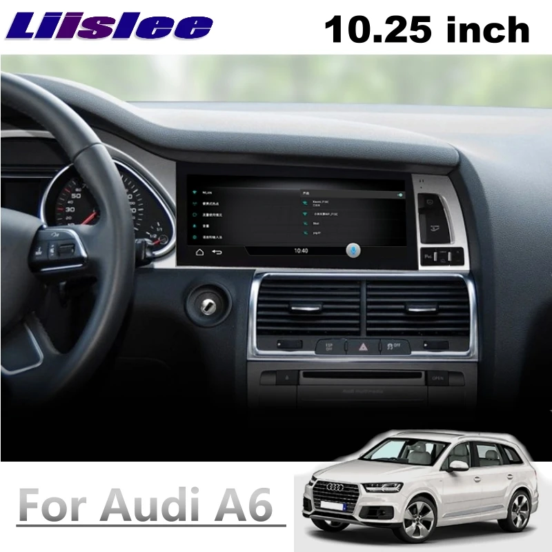 

Автомобильный мультимедийный плеер для Audi A6, A6L, 2004 ~ 2011MMI, 2G, 3G, экран 10,25 дюйма, NAVI LiisLee, GPS, Wi-Fi, аудио, радио, рамка, навигация