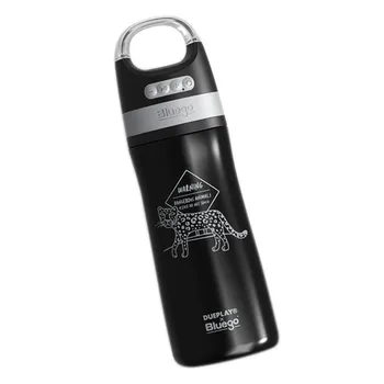 

New Beautiful Colorful Leopard Speaker Water Vacuum Bottle Bluetooth Speaker Waterproof IPX6 Stainless Steel Wireless Subwoofer
