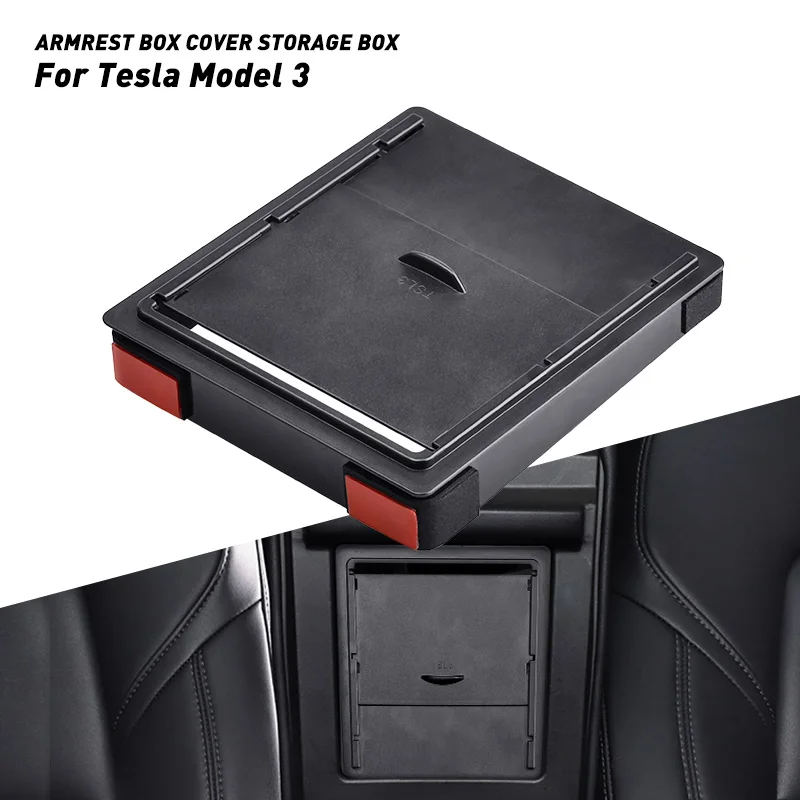 

For Tesla Model 3 2019 Accessories Model 3 2018 2017 Car Armrest Box Storage Center Console Organizer Case Container Holder Box