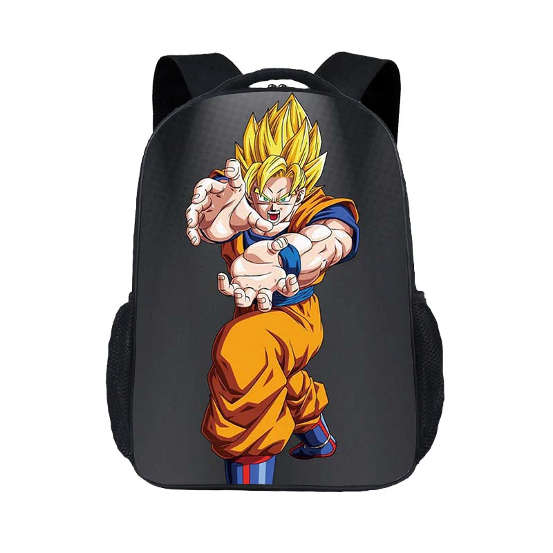 Dragon Ball школьная сумка SSJ рюкзак с Гоку Vegeta mochila школьный рюкзак для мальчика Детский сад mochilas