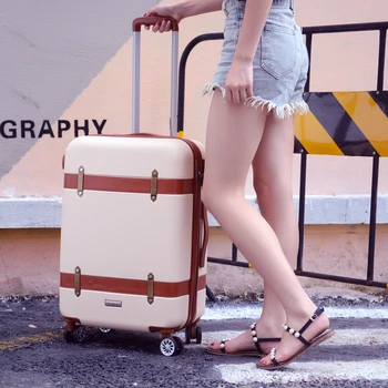 

classical fashion 20/24/28 Inch Rolling Luggage Spinner brand Travel Suitcase Unisex luggage