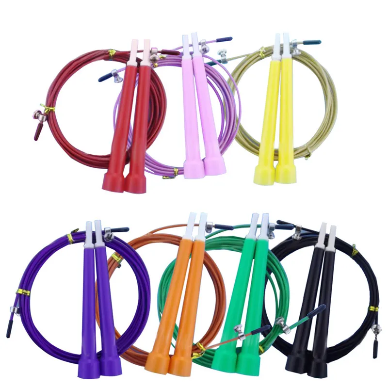 3M Speed Wire Skipping Ropes Adjustable Jump Rope Body Building Sports