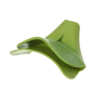 

5Pcs Silicone Deflector Funnel Water Soup Funnel Round Pot Edge Kitchen Gadgets Liquid Pouring Cooking Tool Y4QC
