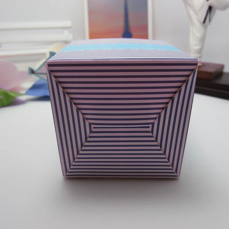 50 шт коробка конфет драги бумажная коробка для свадебного подарка Мини Одиночная упаковка для тортов день рождения Крещение вечерние любимые подарочные коробки поставка