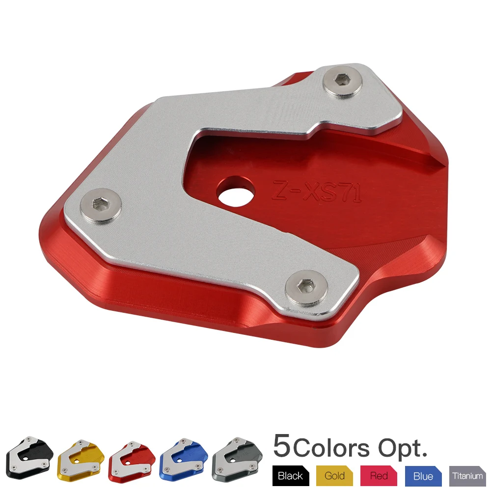 CNC мотоцикл Sidestand Pad T6061 алюминиевый анодированный для GSX-S750/1000