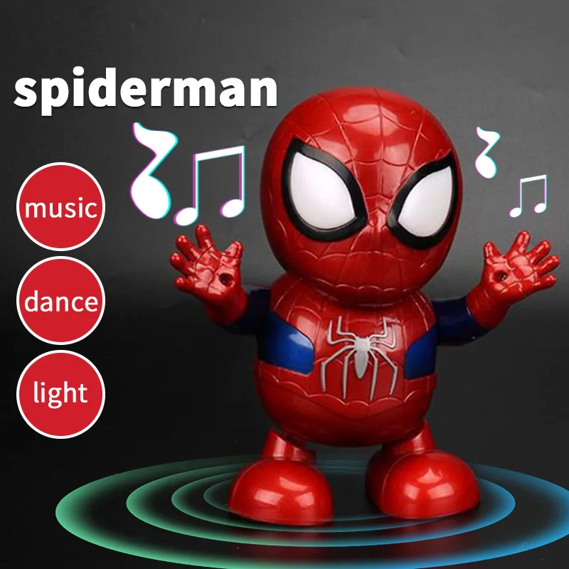 Dance Hero Man Action Figure Toy With LED Light Sound Music Dancing Robot el